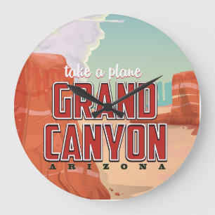 Grand Canyon vintage reisposter Grote Klok
