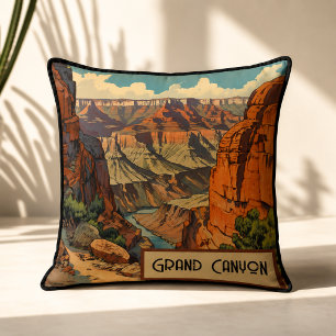 Grand Canyon Vintage Zuidwest Huisdecoratie Kussen