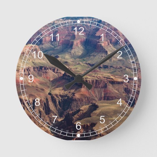 Grand Canyon Wall Clock Ronde Klok (Voorkant)