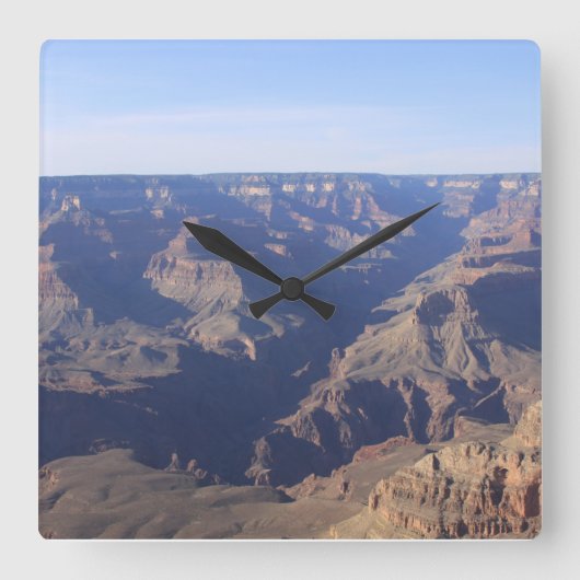 Grand Canyon Wall Clock Vierkante Klok (Voorkant)