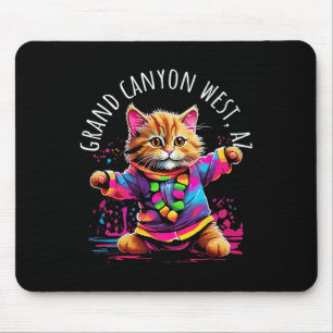 Grand Canyon West Arizona Dancing Cat Kleurrijke K Muismat
