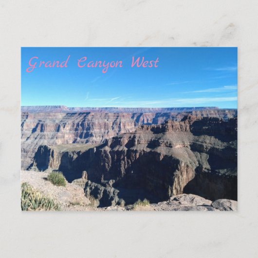 Grand Canyon West briefkaart (Voorkant)