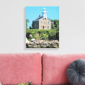 Grand Captain Island Lighthouse CT toile enveloppé (Insitu(Salon))
