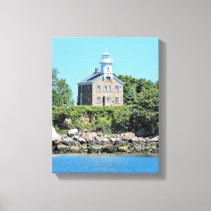 Grand Captain Island Lighthouse CT toile enveloppé
