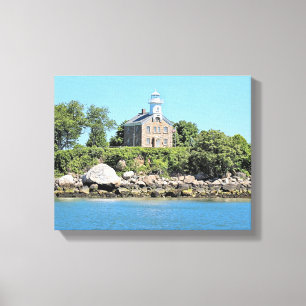Grand Captain Island Lighthouse CT toile enveloppé