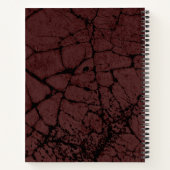 Grand carnet de crâne en or (Dos)