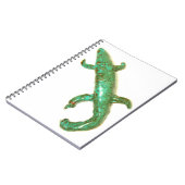 grand carnet de lézard vert (Côté gauche)