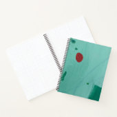 Grand Carnet de spirale en cerise volante (Intérieur)