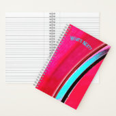 GRAND CARNET MOLESKINE rose vif (À l'intérieur)