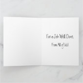 Grand Carte de remerciements géant (Intérieur)