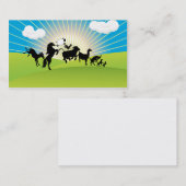 Grand Carte de visite animal (Devant / Derrière)