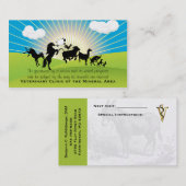 Grand Carte de visite animal Dr Ben (Devant / Derrière)