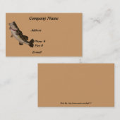 Grand Carte de visite de basse bouche (Devant / Derrière)