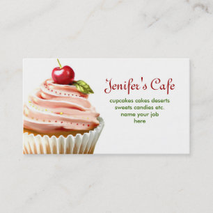 grand carte de visite de cupcakes