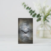 Grand Carte de visite de Héron bleu (Debout devant)