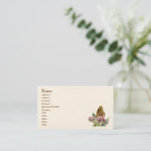 Grand Carte de visite de papillon frangé (Debout devant)