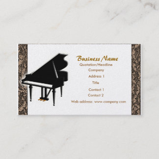 Grand Carte de visite de piano