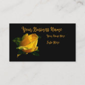 Grand Carte de visite rose jaune (Devant)