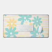 Grand carter de souris à fleurs | Filles mignonnes (Clavier et souris)