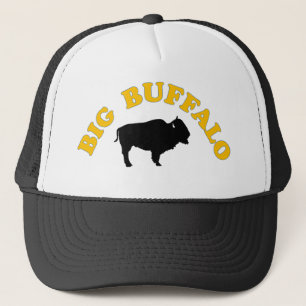 Grand casquette de camionneur de buffle
