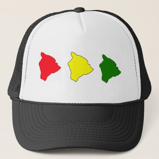 grand casquette d'île de rasta (Devant)