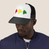 grand casquette d'île de rasta (En situation)