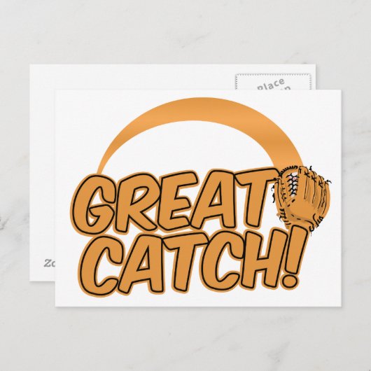 GRAND CATCH! carte postale (Devant / Derrière)