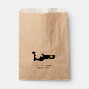 Grand Cayman bruiloft gunst trakteren zakken, gesc Bedankzakje