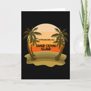 Grand Cayman-eiland Vakantie Seven Mile Beach Kaart