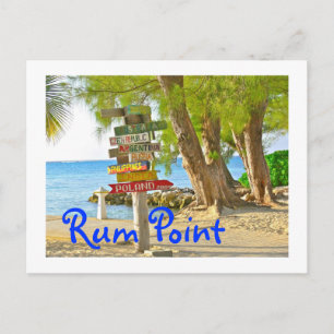 Grand Cayman Island, Rum Point, Briefkaart