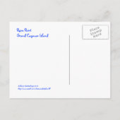 Grand Cayman Island, Rum Point, Carte postale (Dos)
