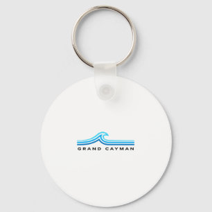 Grand Cayman Islands Golven Vintage Heren Dames Jo Sleutelhanger