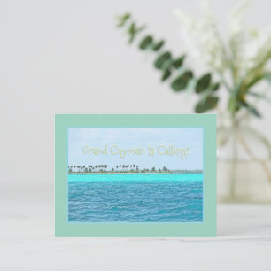 GRAND CAYMAN'S TURKOIS WATER KLOPT! BRIEFKAART