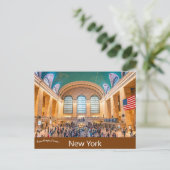 Grand Central Station New York Briefkaart (Staand voorkant)