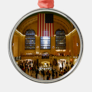 Grand Central Station New York Metalen Ornament