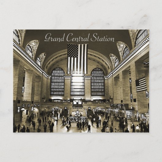 Grand Central Station, NYC Briefkaart (Voorkant)