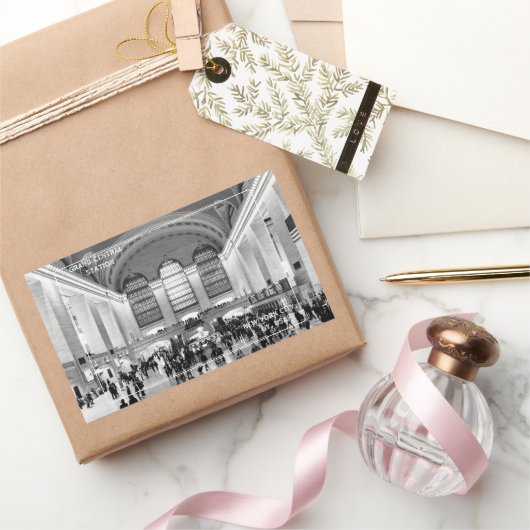 Grand Central Station NYC Rechthoekige Sticker (Geschenken)