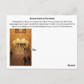 Grand Central Terminal Briefkaart 1 (Achterkant)