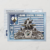 Grand Central Terminal, NYC Briefkaart (Voorkant / Achterkant)
