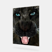 Grand Chat Panther Noir (Angle)