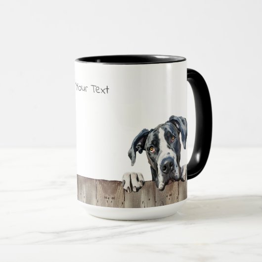 Grand chien Dane Mug (Devant droit)