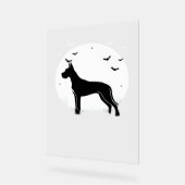 Grand Chien Danois - Halloween Lune Silhouette Cla (Angle)
