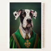 Grand chien Danse en tenue de la Saint Patrick (Dos)