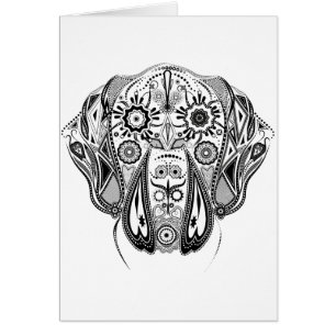 Grand chien noir et blanc