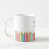Grand Coeur Enseignant Mug (Gauche)