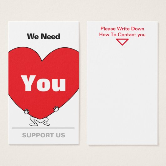 Grand Coeur porté (Devant & derrière)