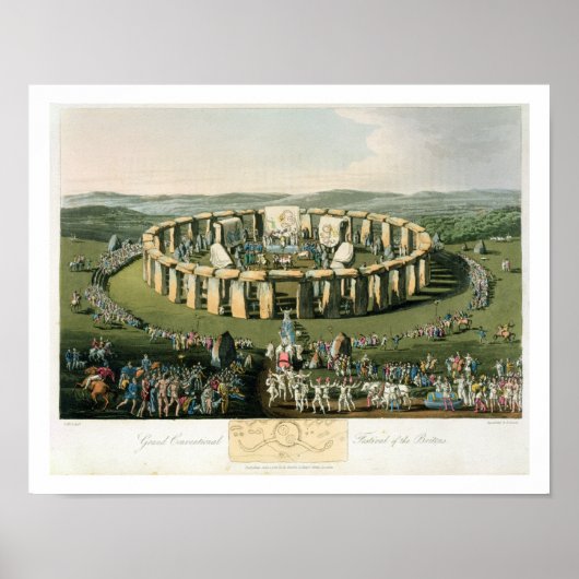 Grand Conventional Festival of the Britons, aquati Poster (Voorkant)