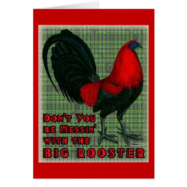 Grand Coq Rouge (Devant)