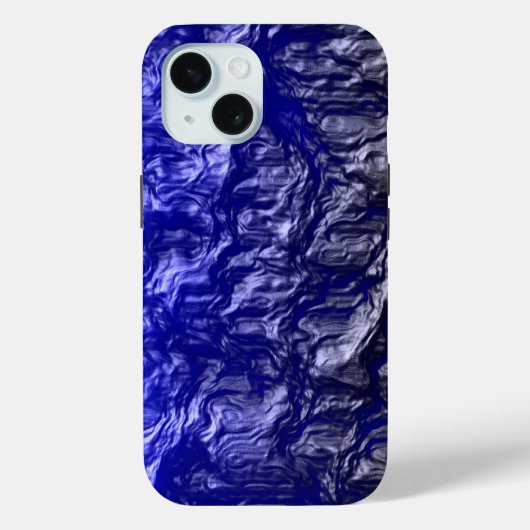 Grand Coque en marbre bleu-coque iphone (Verso)