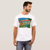 Grand Coulee Dam, Washington - Grote letter T-shirt (Voorkant volledig)